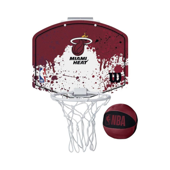 Wilson Μπασκέτα NBA Team Miami Heat Mini Hoop